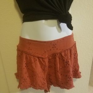 Orange American Eagle shorts